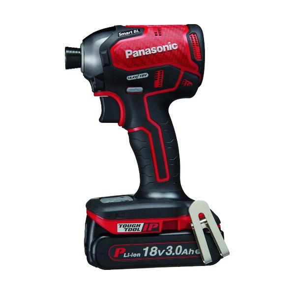 パナソニック デュアル 充電インパクトドライバー 18V 3.0Ahセット 赤 EZ76A1PN2G...