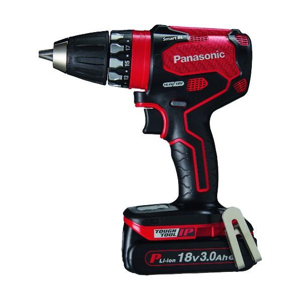 パナソニック デュアル 18V3.0Ah 充電式ドリルドライバー 赤 EZ74A3PN2G-R 1台
