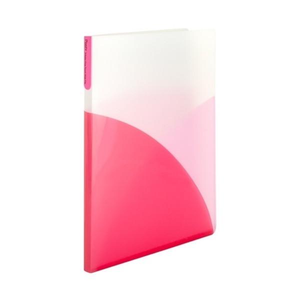 プラス 98851）Pasty2穴ワンタッチスライドファイルCP チェリーピンク FL-110OS-...