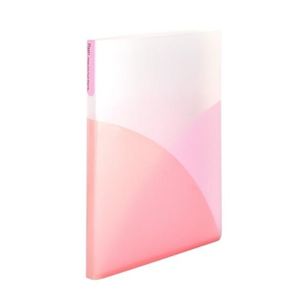 プラス 98850）Pasty2穴ワンタッチスライドファイルPP ピーチピンク FL-110OS-P...