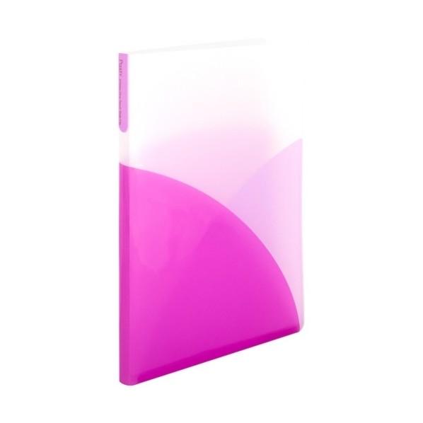 プラス 98852）Pasty2穴ワンタッチスライドファイルRP ラズベリーピンク FL-110OS...