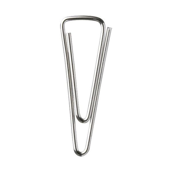 プラス V型ゼムクリップ シルバー 小 B501J-S 500個