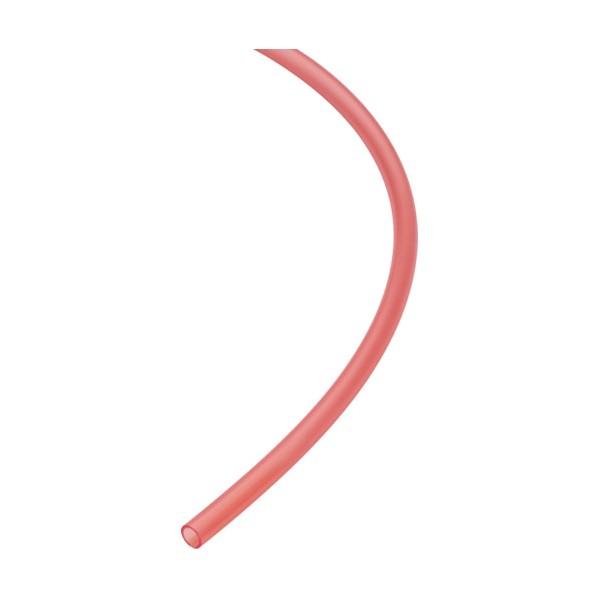 日本ピスコ フッ素樹脂(FEP)チューブ クリアレッド 6×4 50M SET0640-50-CR