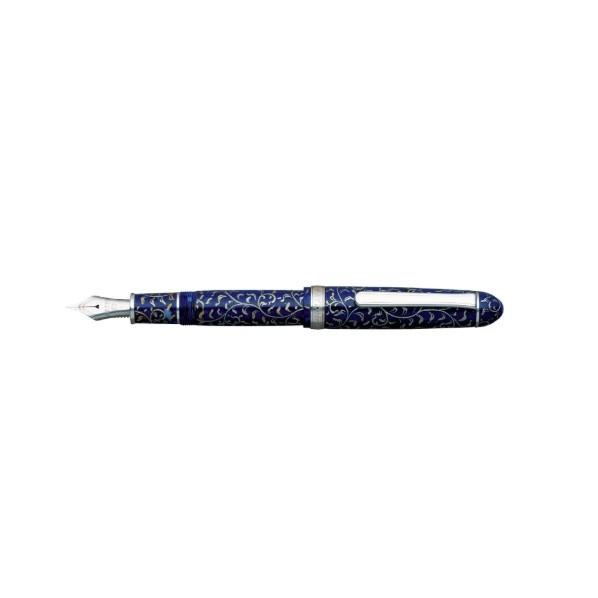 プラチナ万年筆 万年筆 セルロイド 唐草細字 全長136.5mm 最大径14.9mm PTB-800...