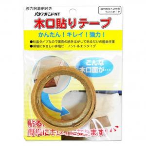 パネフリ 粘着木口テープ ライトオーク 18mmX2m 6113300