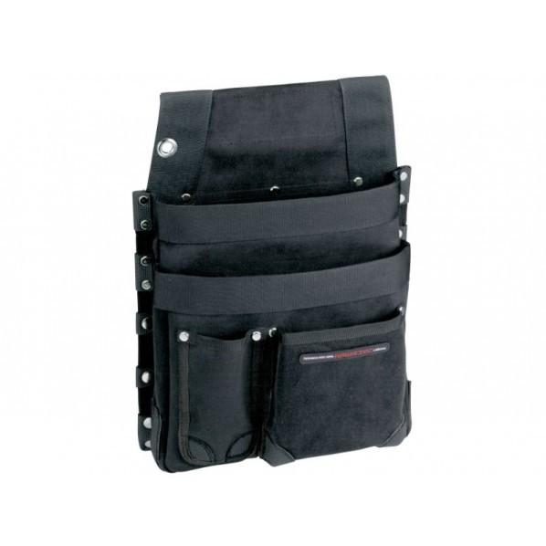 プロスター Kawatec新戦組 都市造(仮枠釘袋 超頑丈)マチ付 ブラック H380×W280×D...