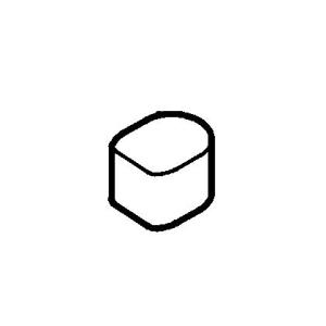 KYOCERA（京セラ） BD-715用電池パックカバー 6882110 1個