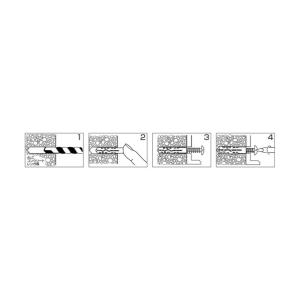 エビ印 モンゴナイロンプラグ(100本入)8X...の詳細画像2
