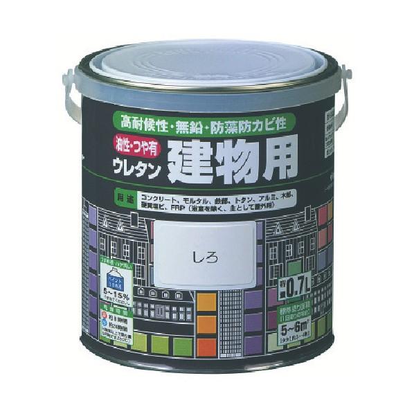 ロックペイント 油性・つや有ウレタン建物用塗料 くろ 1.6L H06-1611-6S 1