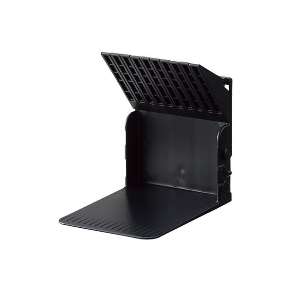 リヒトラブ 1冊でも倒れないブックスタンド Mini ブラック 90×120×122mm A3578...