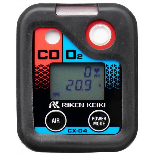 理研計器 個人装着型酸素・一酸化炭素計 CX-04 CX-04 シ゛ュウテ゛ンチシヨウ