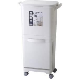 ※法人専用品※岐阜プラスチック 縦型分類ワゴンペール 45S グレー 470×340×800(mm)...