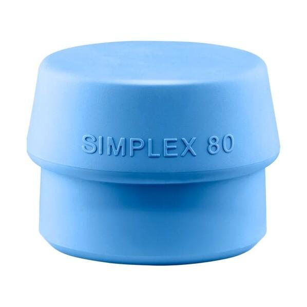 ロームヘルド・ハルダー SIMPLEXハンマー用インサート TPEソフト（青） 径80mm 3201...