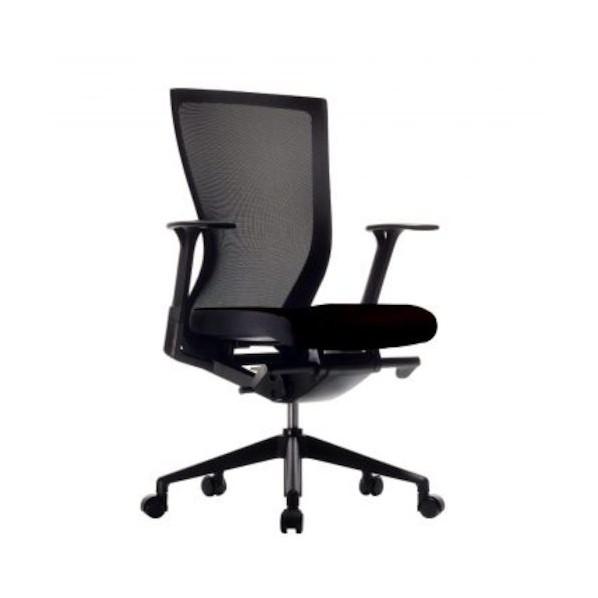 アール・エフ・ヤマカワ T50チェア ブラック ブラック Z-T500FU-556B 1点