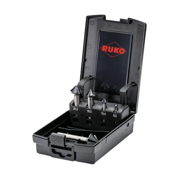 RUKO 不等分割4枚刃カウンターシンク 4S 「アルティメットカット」 5本組セット ルナテックコ...