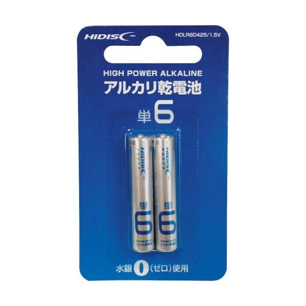 磁気研究所 単6アルカリ乾電池 HDLR8D425/1.5V