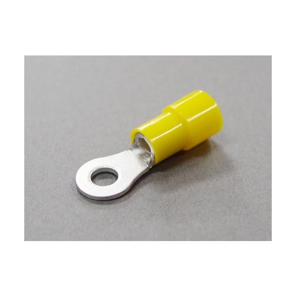 ニチフ 環境配慮形絶縁被覆付圧着端子 R形 HC TMEX-5.5-4-YEL (5PCS/1) +...