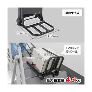 サンコー 軽量電動階段台車 45KG DNSM...の詳細画像2