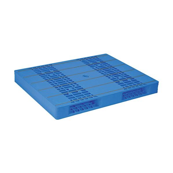 ※法人専用品※サンコー プラスチックパレット 840057 LX-1114R2-2青 SK-LX-1...