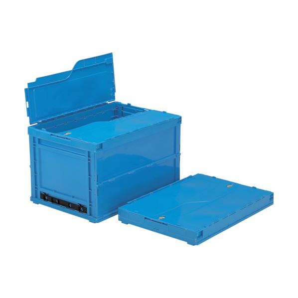 ※法人専用品※サンコー フタ一体型折りたたみコンテナー 556990 サンクレットオリコンP152B...