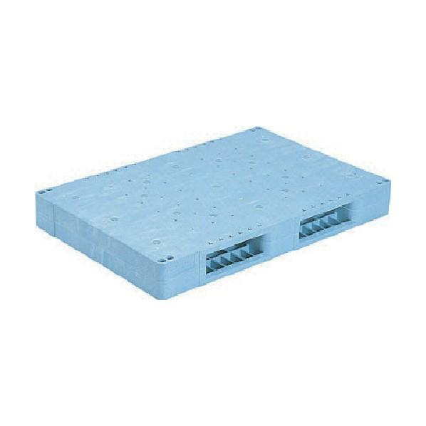 ※法人専用品※サンコー プラスチックパレット 808804 R2ー812F青 SK808804-01...