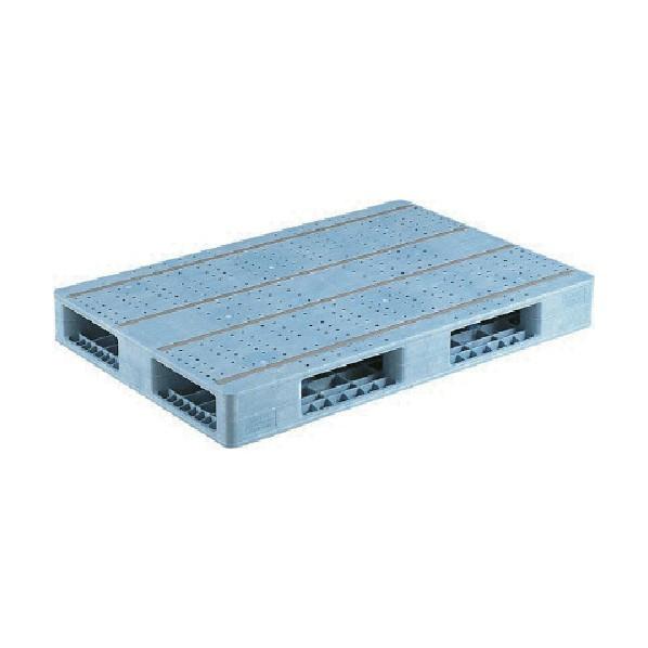 ※法人専用品※サンコー プラスチックパレット 808856 R4ー812F青 SK808856-01...