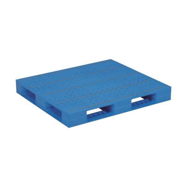 ※法人専用品※サンコー プラスチックパレット 840124 LX-106120D4ブルー SK-LX...