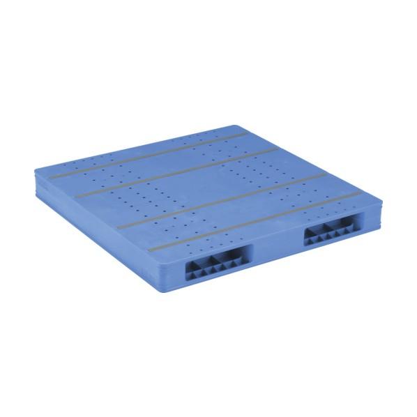 ※法人専用品※サンコー プラスチックパレット 840081 LX-1111R2-5 ブルー SK-L...