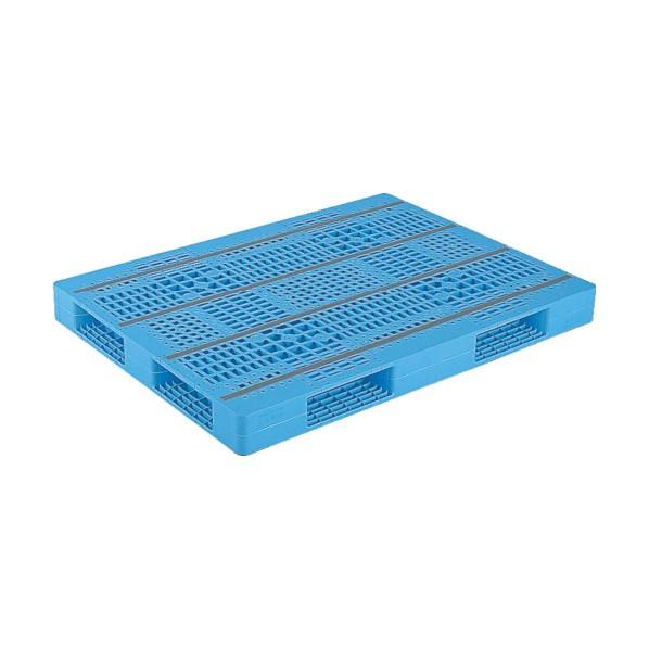 ※法人専用品※サンコー プラスチックパレット 813401 R4-100134青 SK-R4-100...