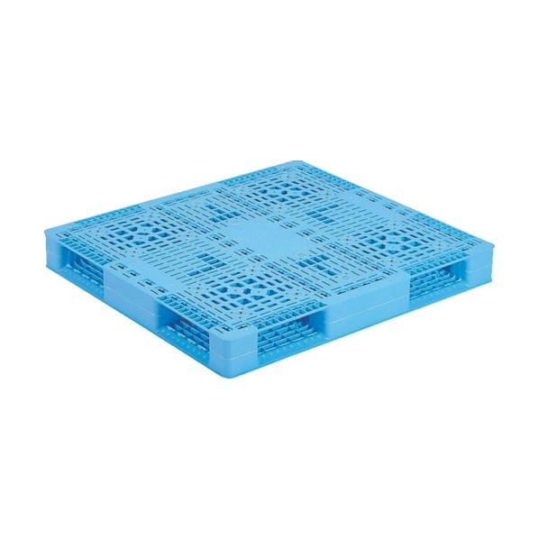 ※法人専用品※サンコー プラスチックパレット 812007 R4-1011 ライトブルー SK-R4...