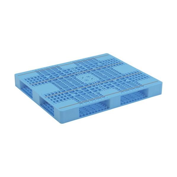 ※法人専用品※サンコー プラスチックパレット 812211 R4-1012-6 ライトブルー SK-...