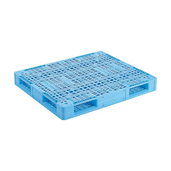 ※法人専用品※サンコー プラスチックパレット 812006 R4-1012青 SK-R4-1012-...