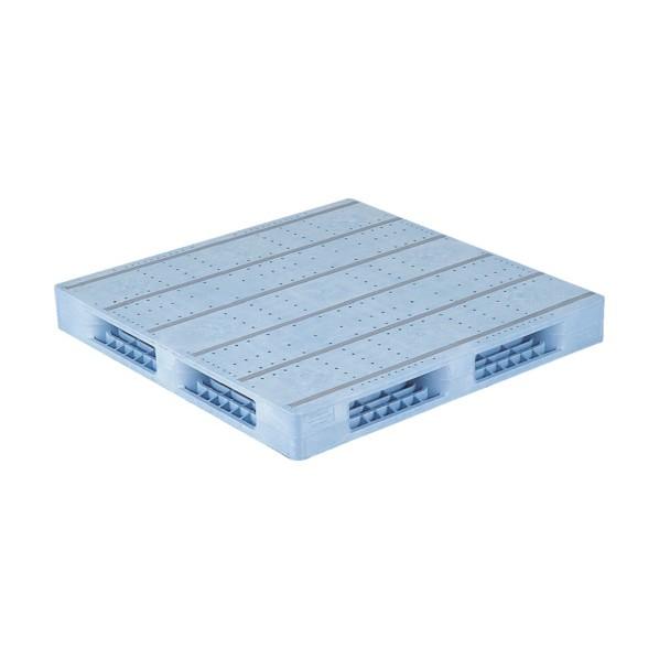※法人専用品※サンコー プラスチックパレット 814451 R4-1212F青 SK-R4-1212...