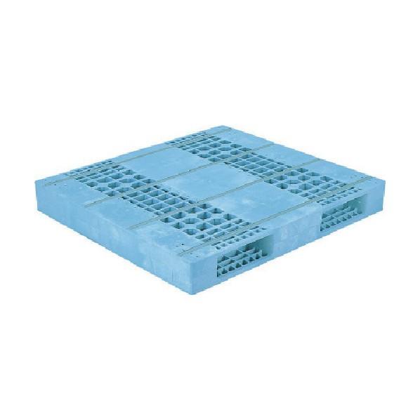 ※法人専用品※サンコー プラスチックパレット 813200 R2ー1112F 青 R2-1112F ...