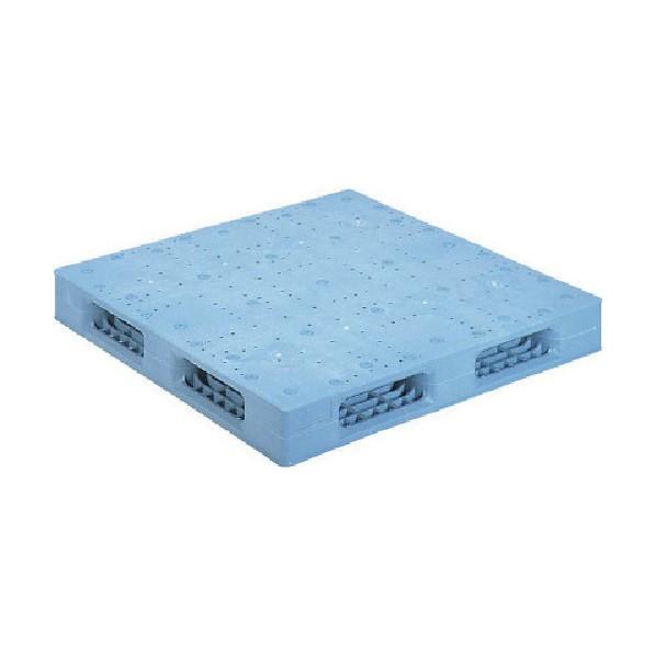 ※法人専用品※サンコー プラスチックパレット 812157 R4ー1111Fー2 青 R4-1111...