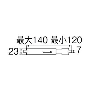 サンエイ ペーパーホルダー棒 W39の詳細画像1