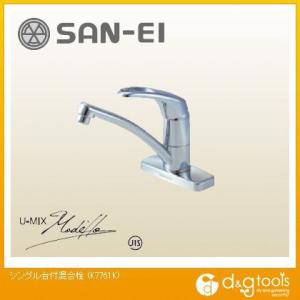 SANEI シングル台付混合栓(混合水栓) K7761K-13｜diy-tool