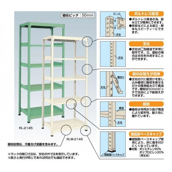 サカエラークラックW900×D450×H1200mmグリーンRL-8124R