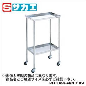 サカエステンレスCSワゴン(3方コボレ止め付・SUS304)ステンレスCSS3ASU