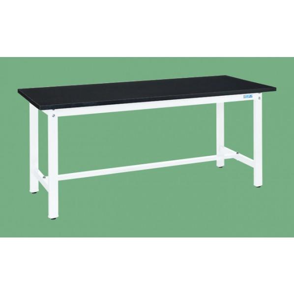 サカエ 実験用中量作業台 抗菌パールホワイト (CHC/耐荷重500kg/特殊アクリル系樹脂/H80...