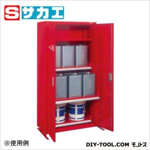 サカエ一斗缶・ペール缶保管庫レッドKU90ITK