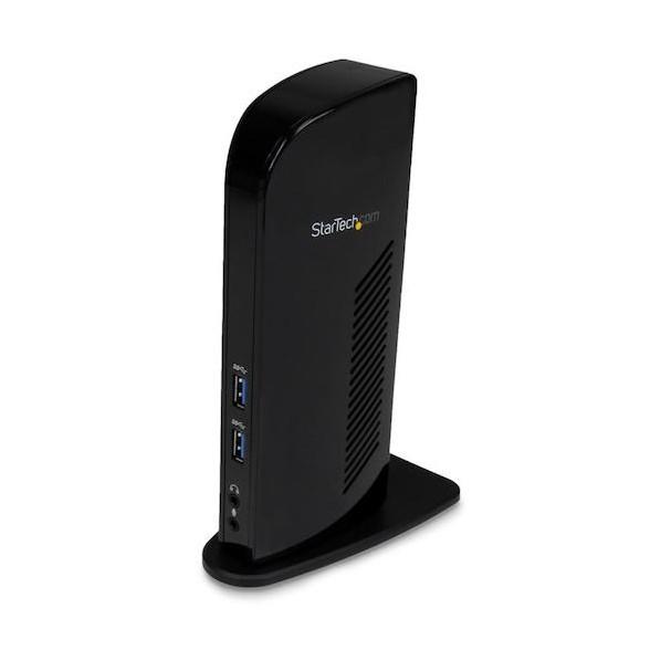 STARTEC.COM社 ドック/USB-A/2画面/HDMI &amp; DVI/VGA/6x USB/L...