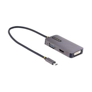 ※法人専用品※STARTEC.COM社 ディスプレイアダプター/USB-C - HDMI/DVI/VGA/4K60Hz 1080p/ビデオ 変換 コンバーター 118-USBC-HDMI-VGADVI 1個