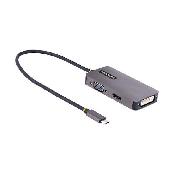 ※法人専用品※STARTEC.COM社 ディスプレイアダプター/USB-C - HDMI/DVI/V...