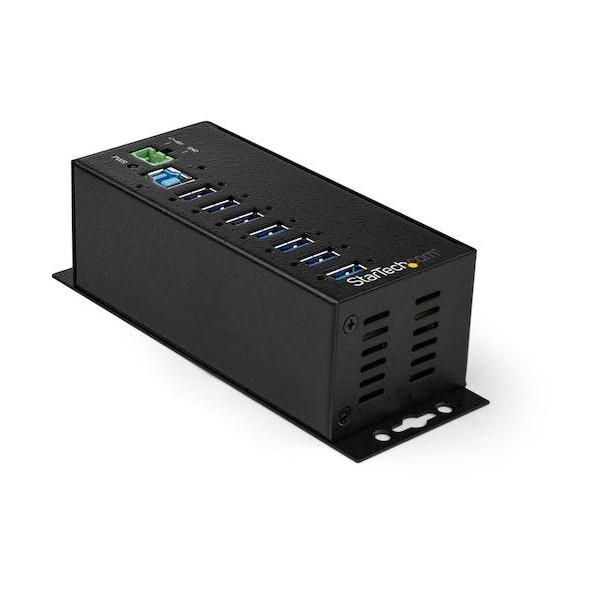 STARTEC.COM社 USBハブ/USB 3.0/7ポート Type-A/産業用/メタル筐体/U...