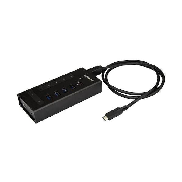 STARTEC.COM社 USBハブ/USB 3.0/USB-C - 5xA+2xC/AC/2.4A...