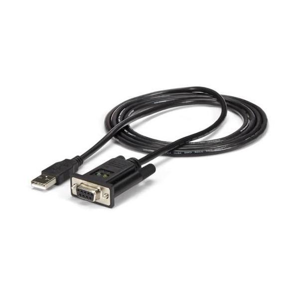 STARTEC.COM社 シリアル変換ケーブル/USB-A - RS232Cクロス/1.7m/921...