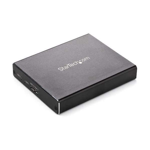 STARTEC.COM社 外付HDD / SSDケース/USB-A &amp; C接続/2x M.2 SSD...