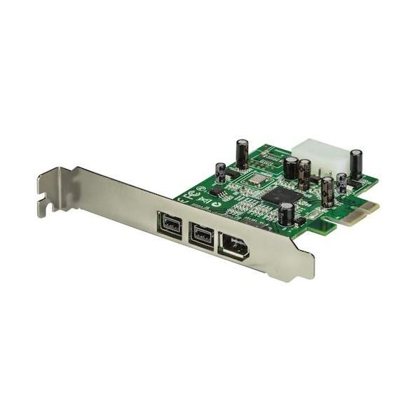 STARTEC.COM社 FireWire増設カード/PCIe -  2x IEEE 1394b+1...