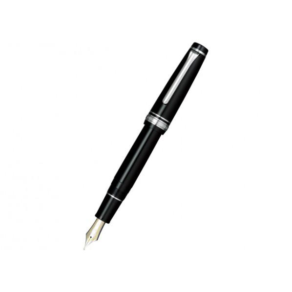 セーラー万年筆 プロフェッショナルギア 銀 万年筆 極細 ブラック φ18×129mm #11-20...